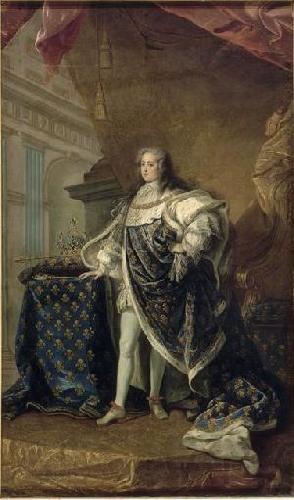 Jean Baptiste van Loo Portrait of Louis XV of France Norge oil painting art